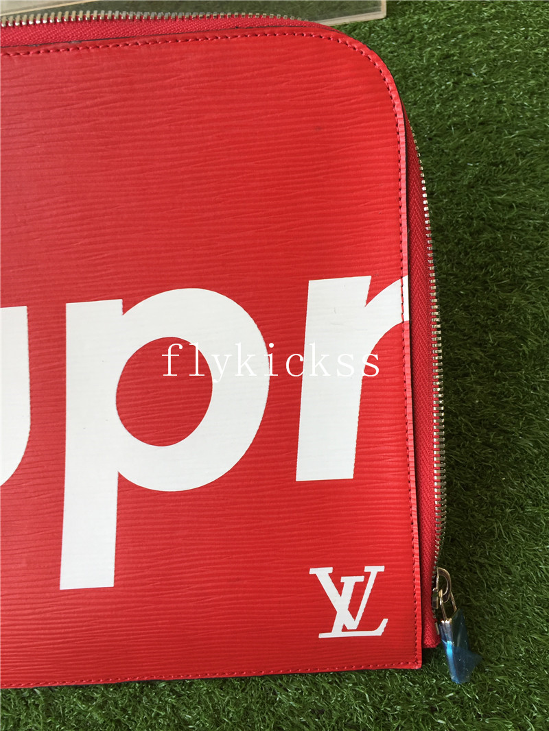 LVS Supreme Red Handbag With Original Box